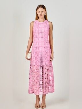 Endless Rose TEXTURED SLEEVELESS MAXI DRESS